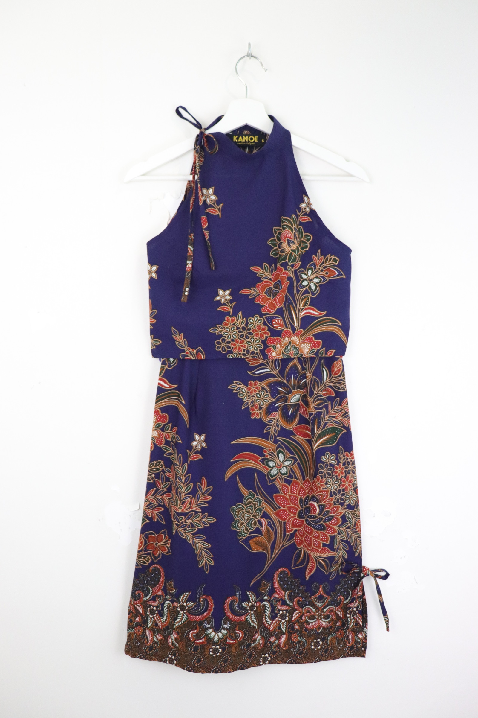 Side Tie Batik Set - Delphinium [ S ] 