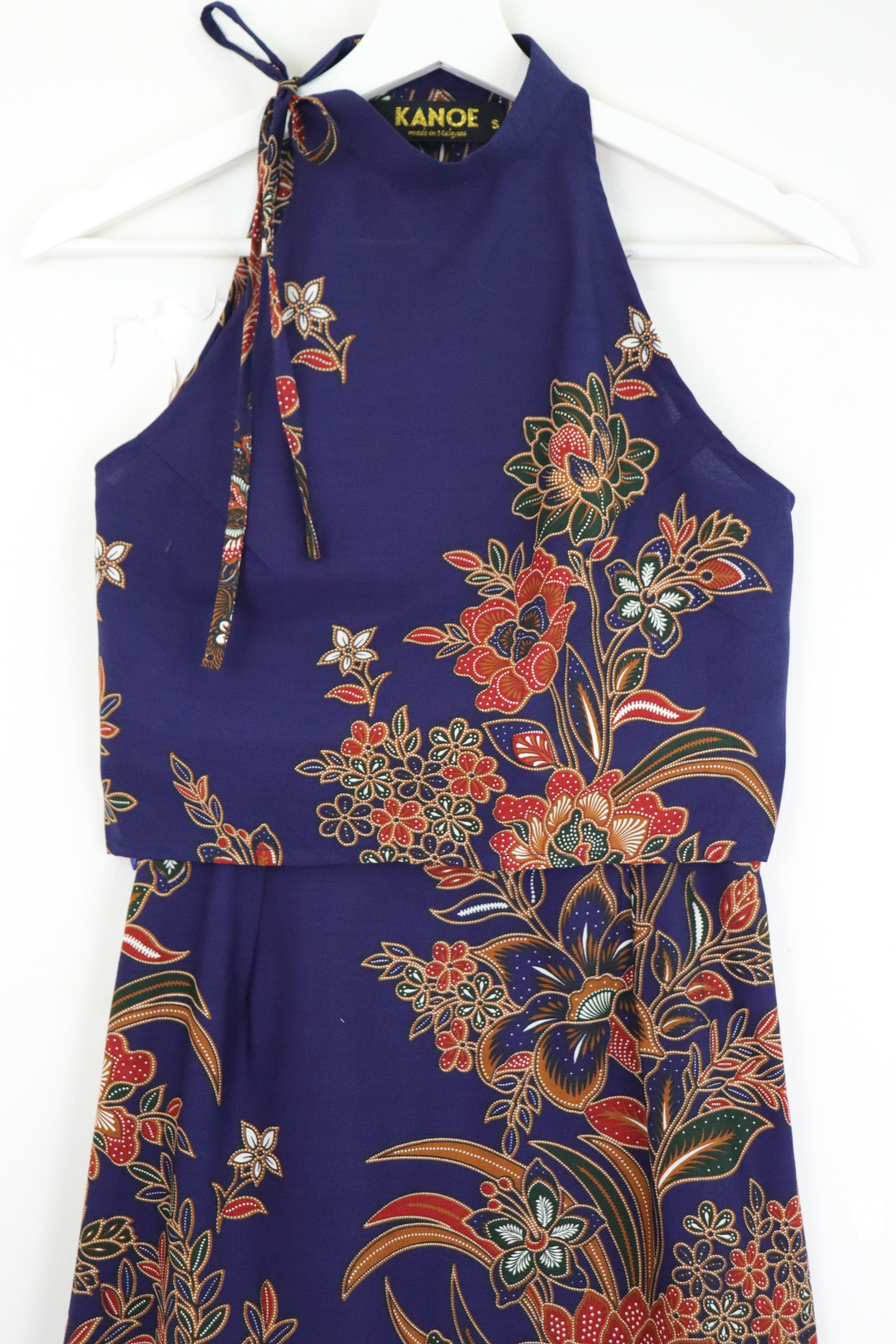 Side Tie Batik Set - Delphinium [ S ] 