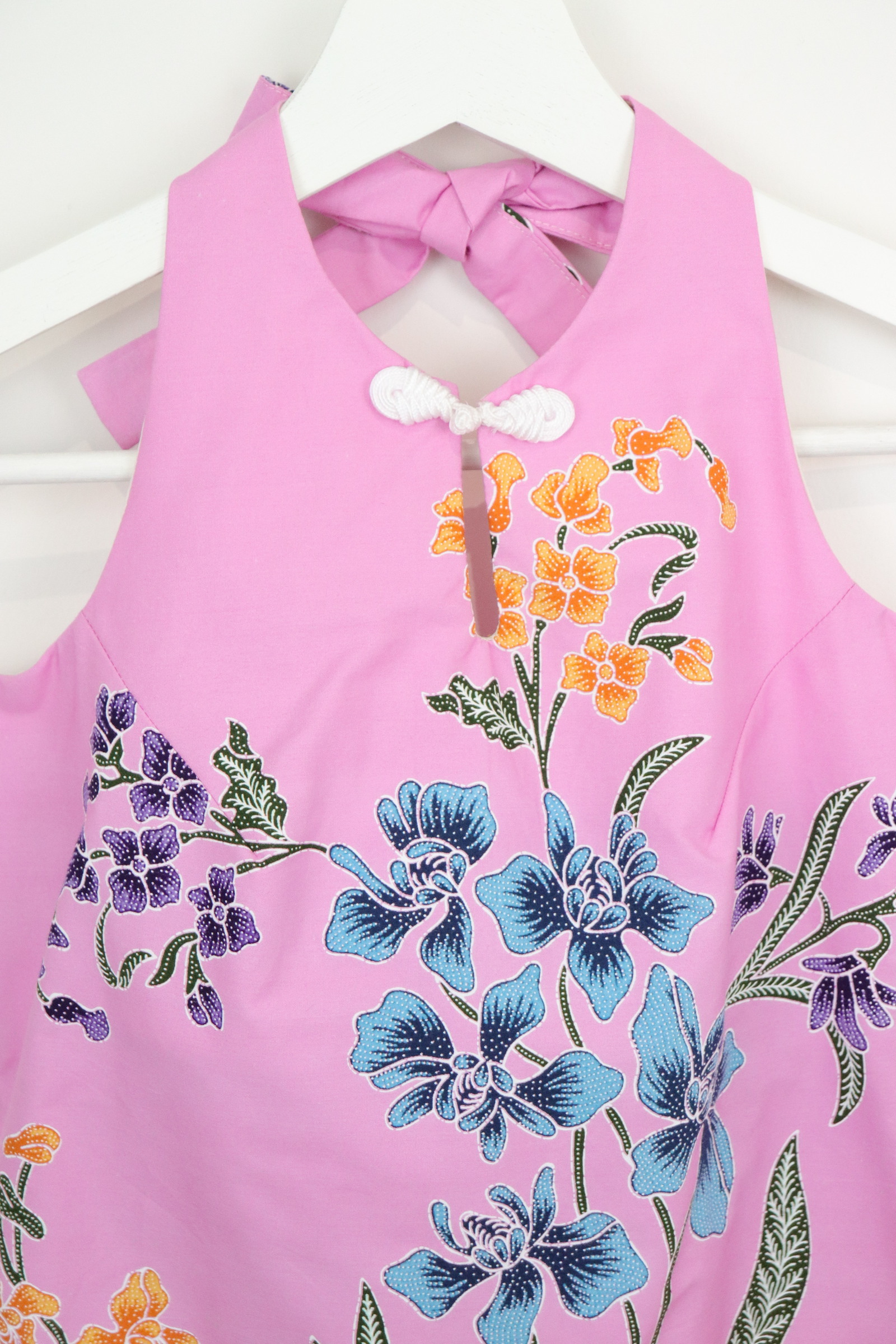 C.C. Halter Lace Batik Top - Peony [ S ]