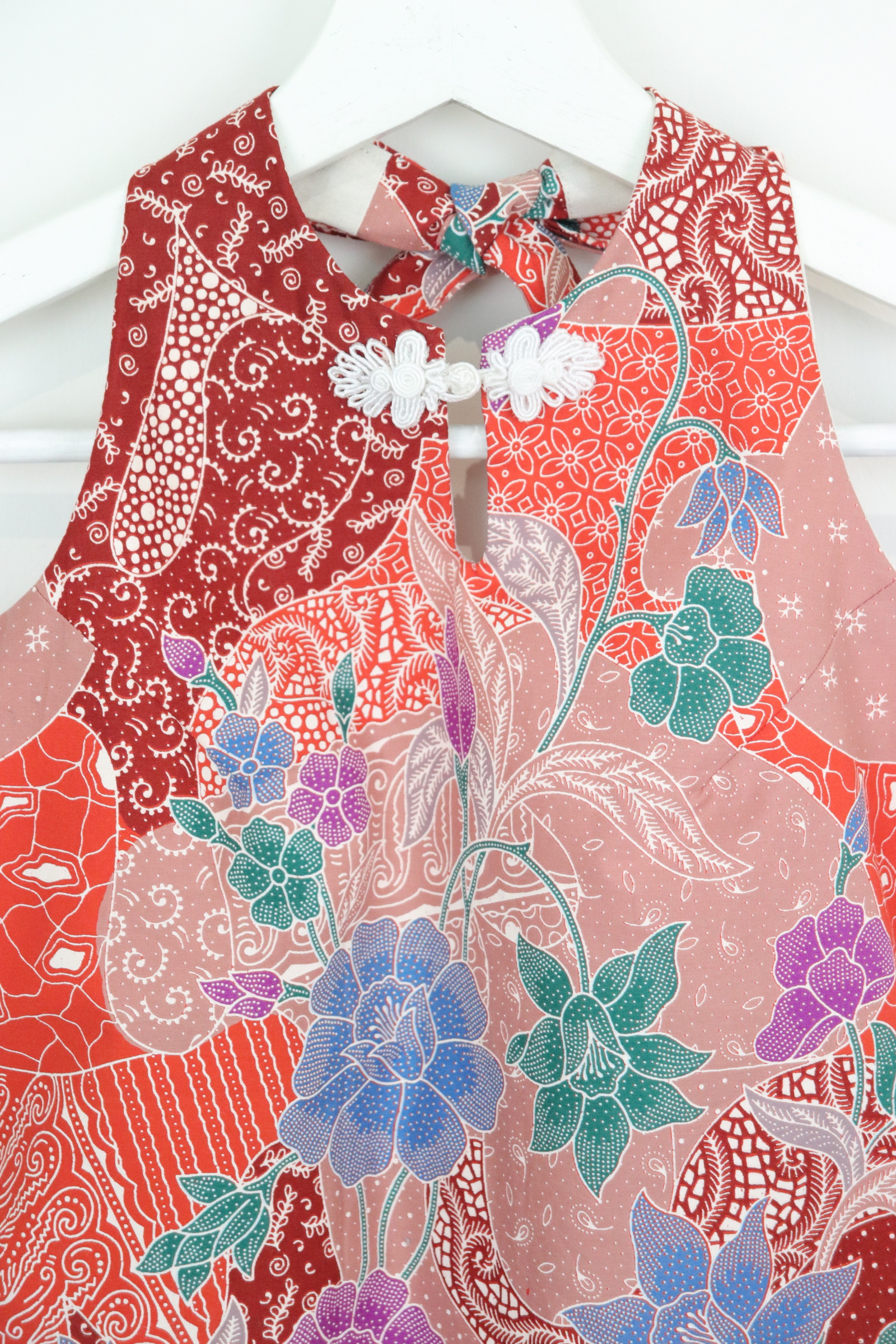 C.C. Halter Lace Batik Top - Rosalia [ S ]