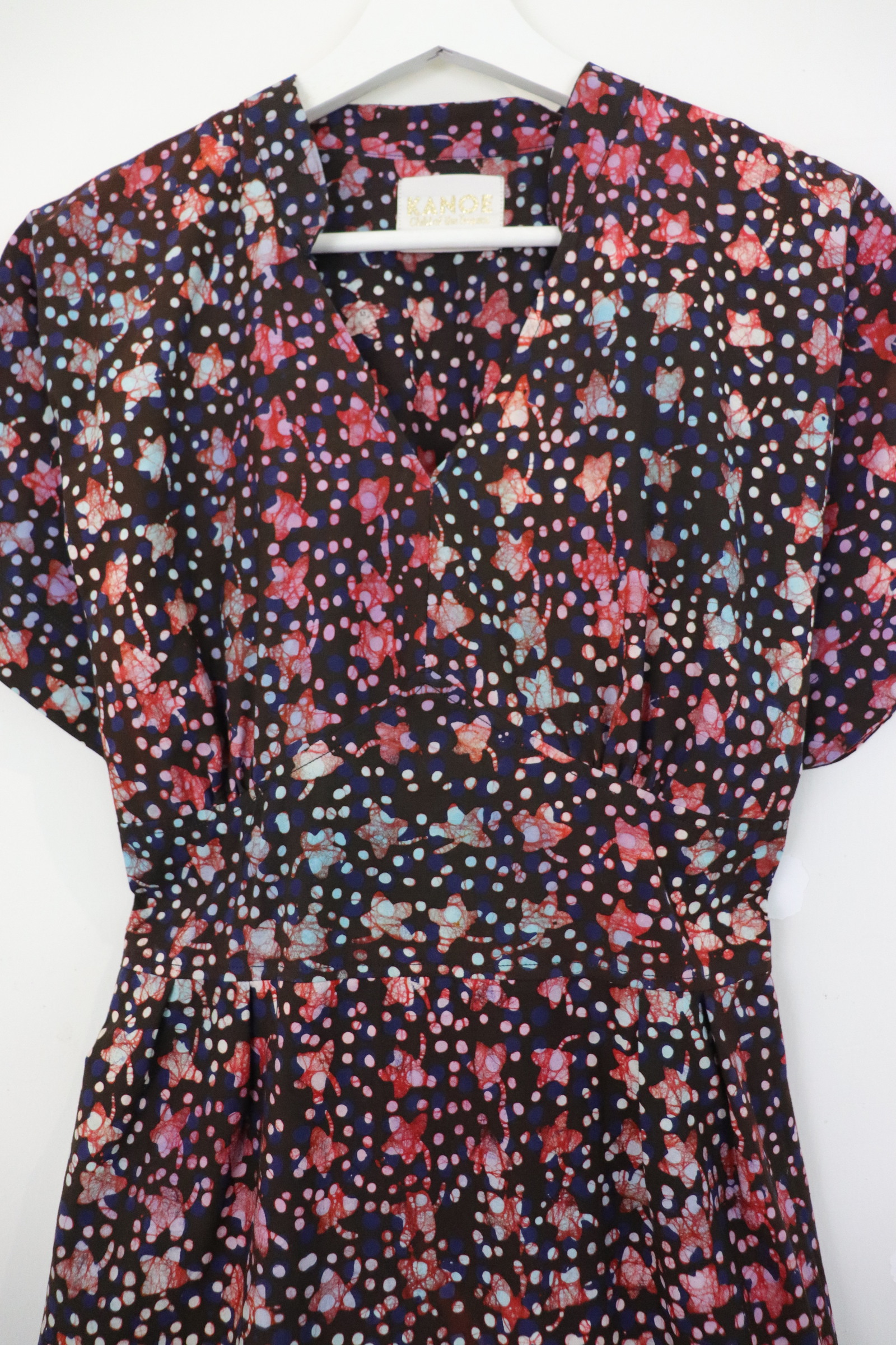 Kimono Wrap Dress 0.2 [ Handmade ] - Night Tulips [ S-M ] 