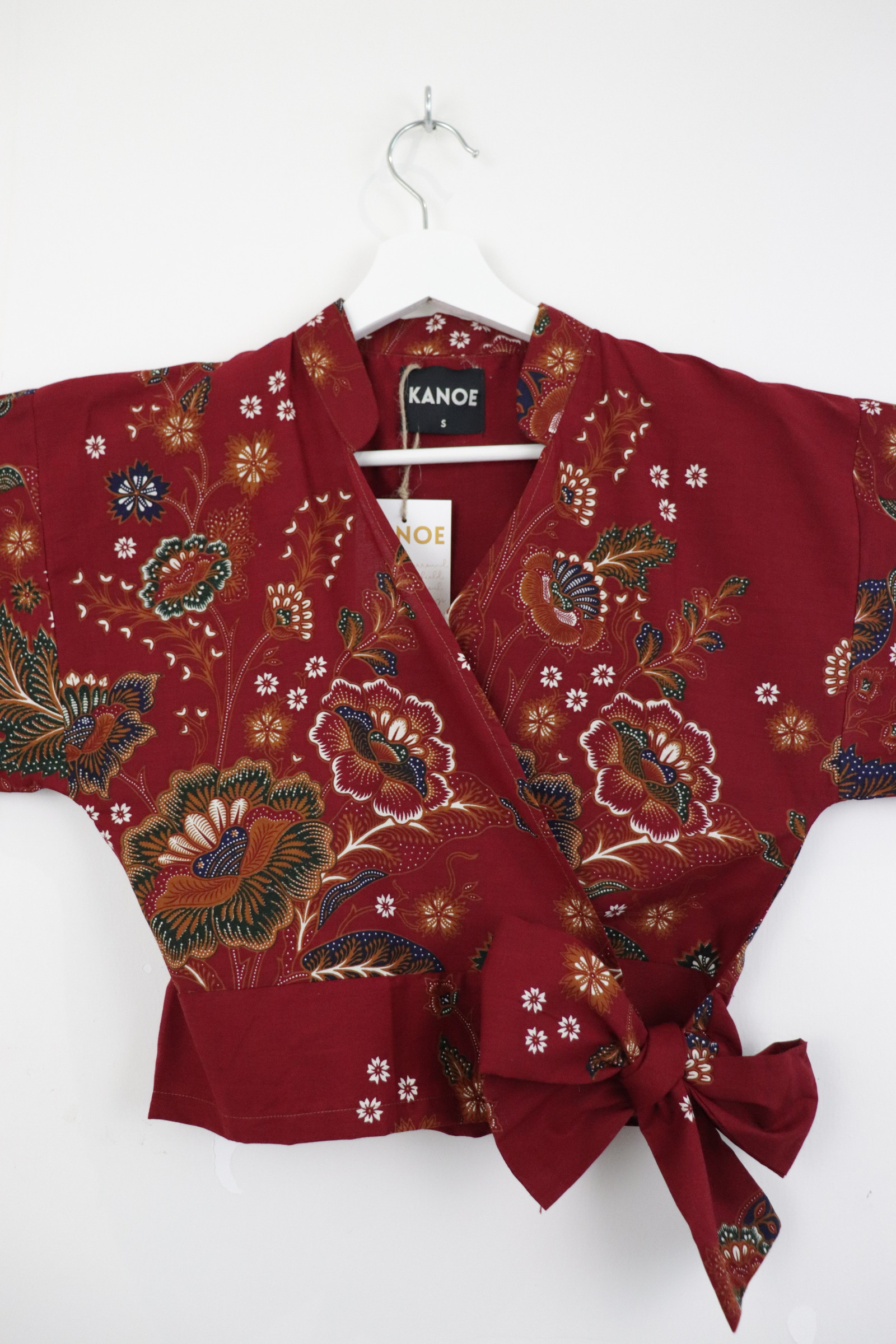 Kimono Wrap Top - Amour Cherry