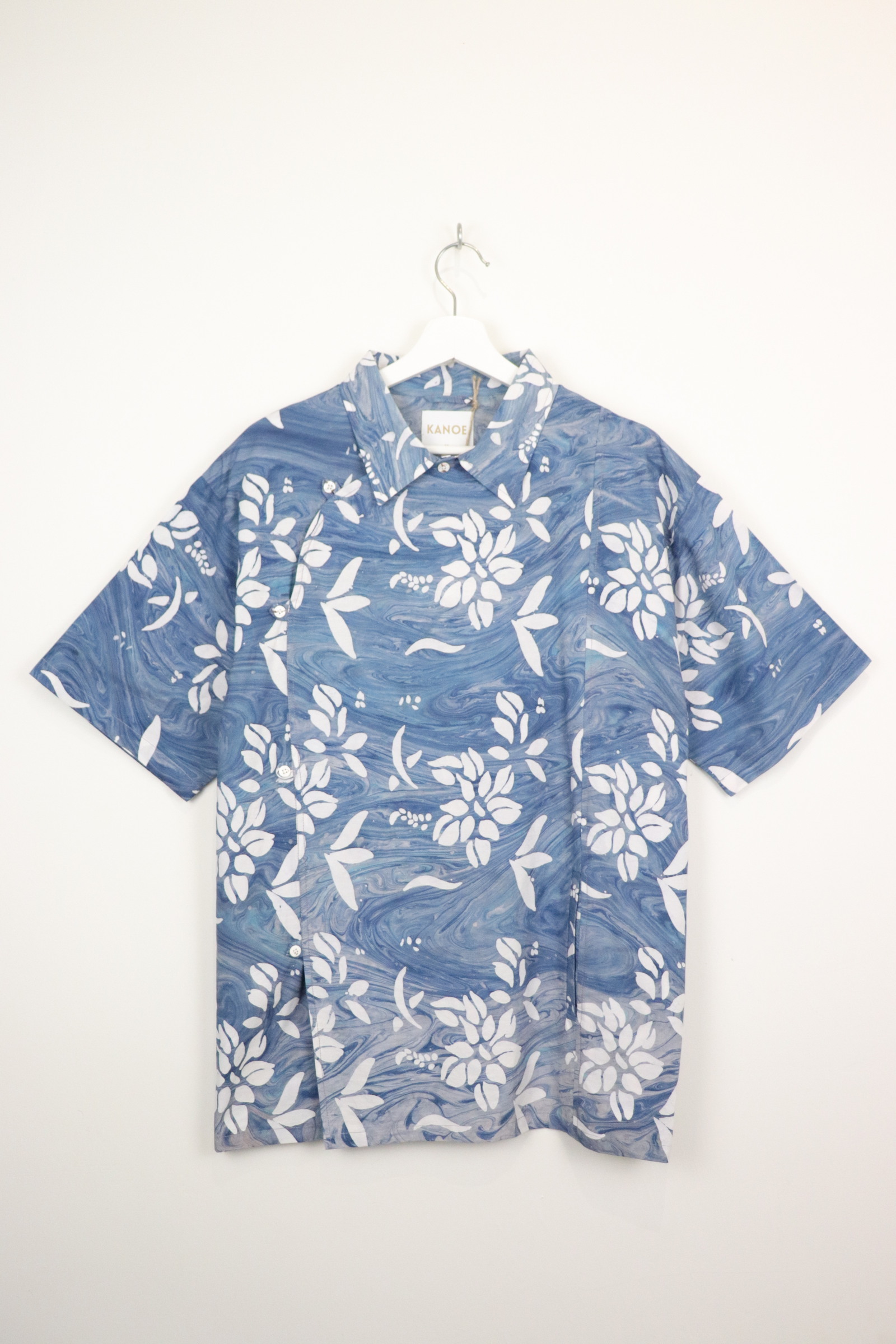 Modern Samfu Shirt - Sky Horizon  [ Handmade Batik ] 