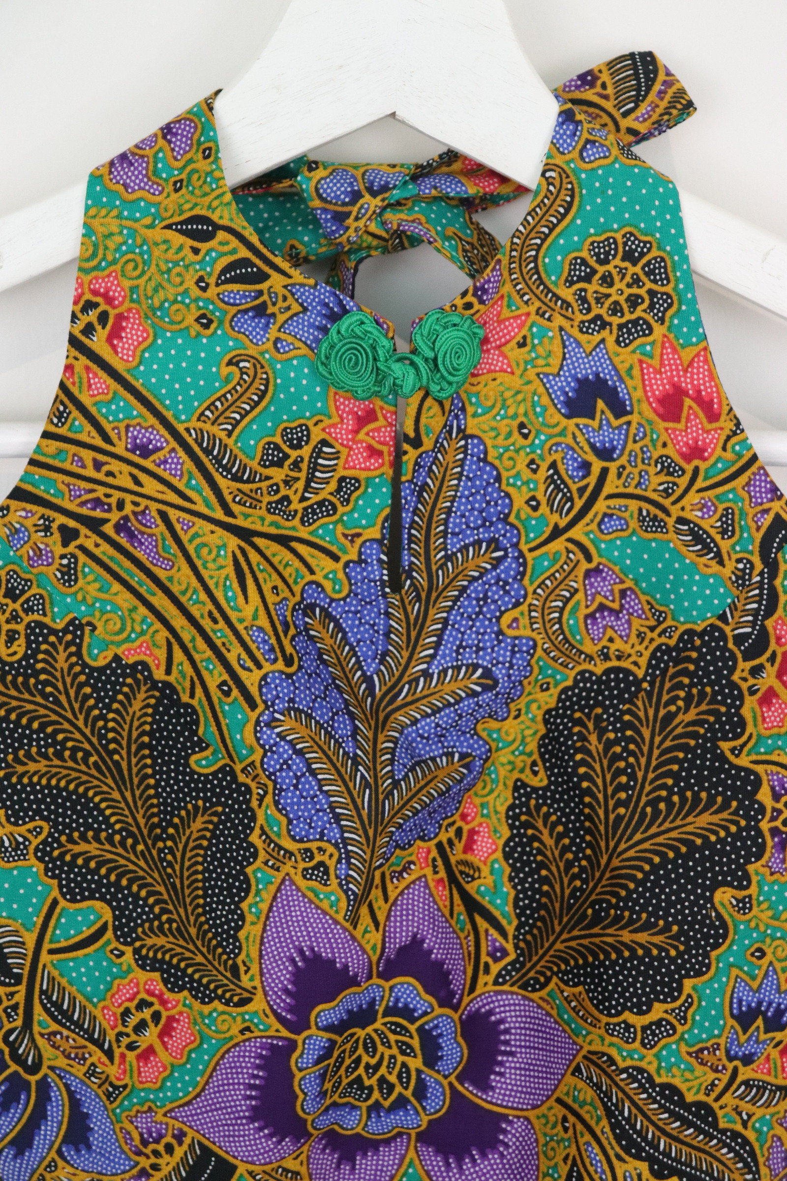 C.C. Halter Batik Top - Luna Mint [ XS ] 