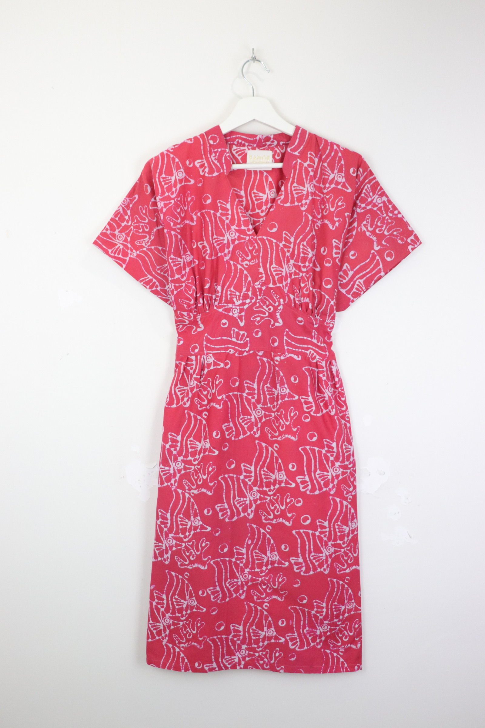 Kimono Wrap Dress 0.2 [ Handmade ] - Coral Blush [ L-XL ] 