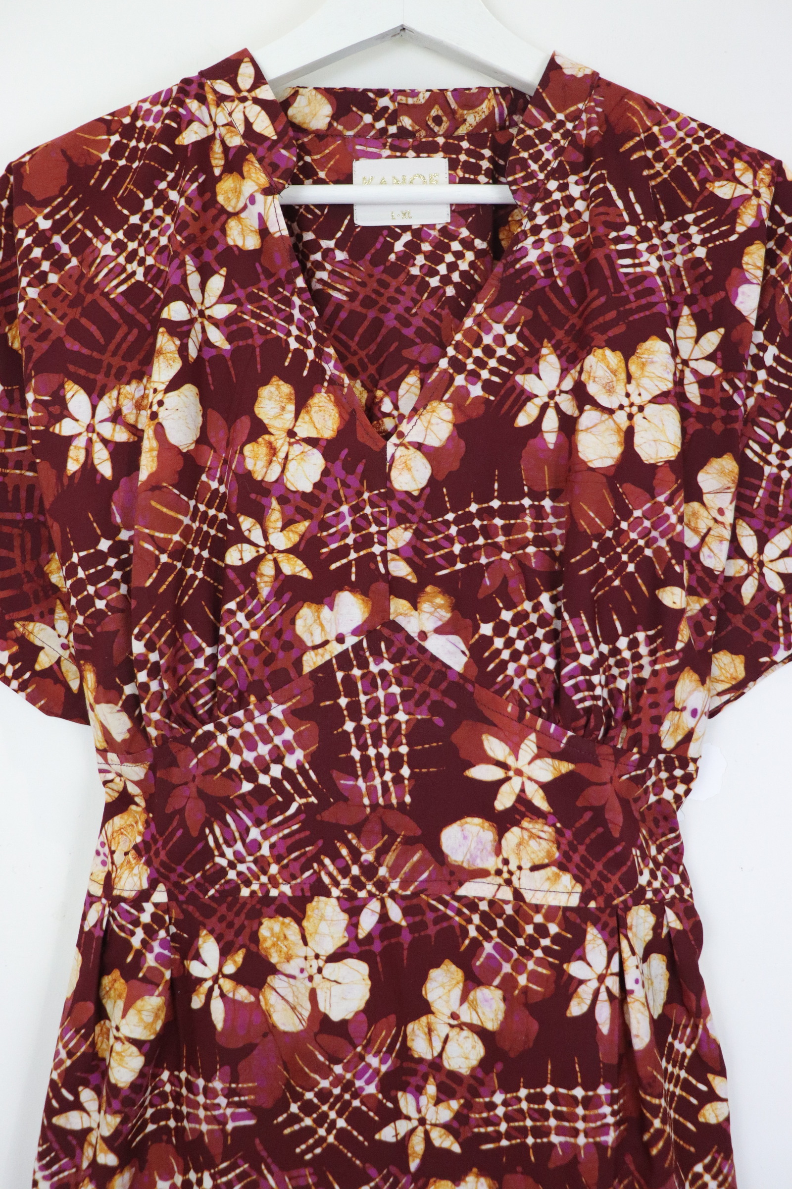 Kimono Wrap Dress 0.2 [ Handmade ] - Rouge Bloome [ L-XL ] 