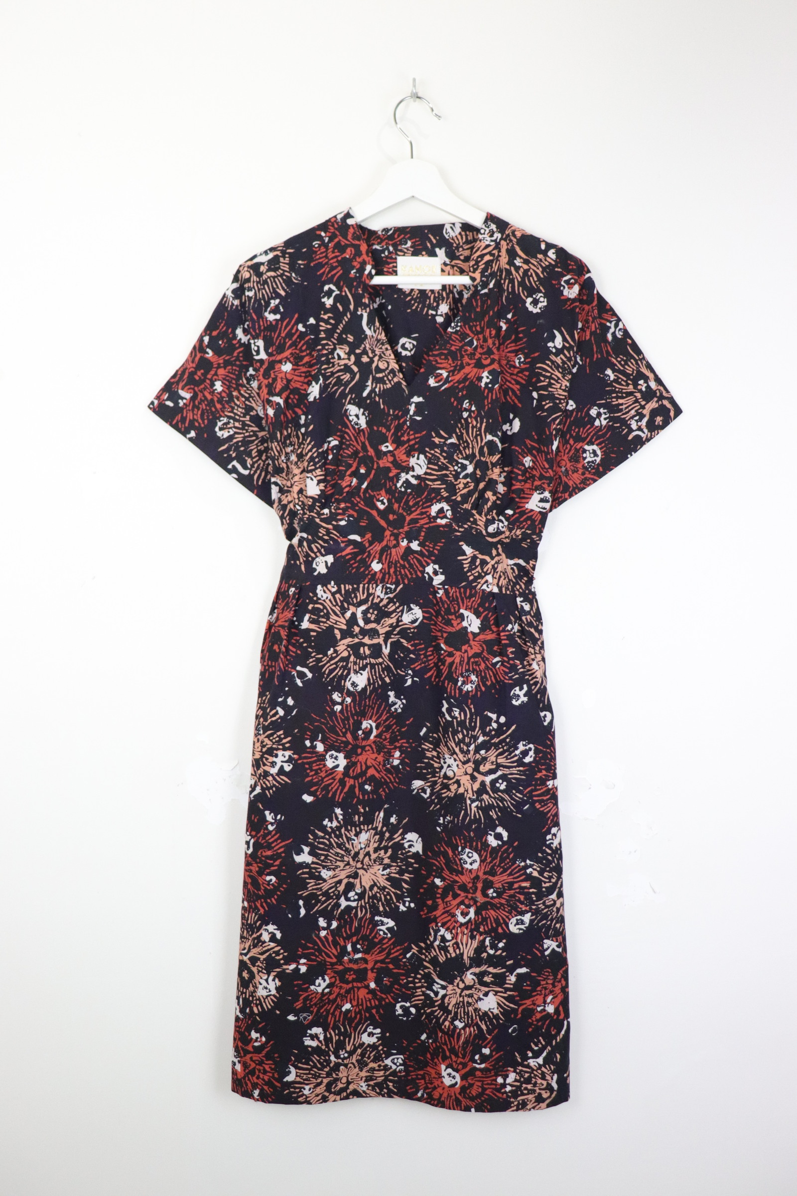Kimono Wrap Dress 0.2 [ Handmade ] - Midnight Iris [ L-XL ] 