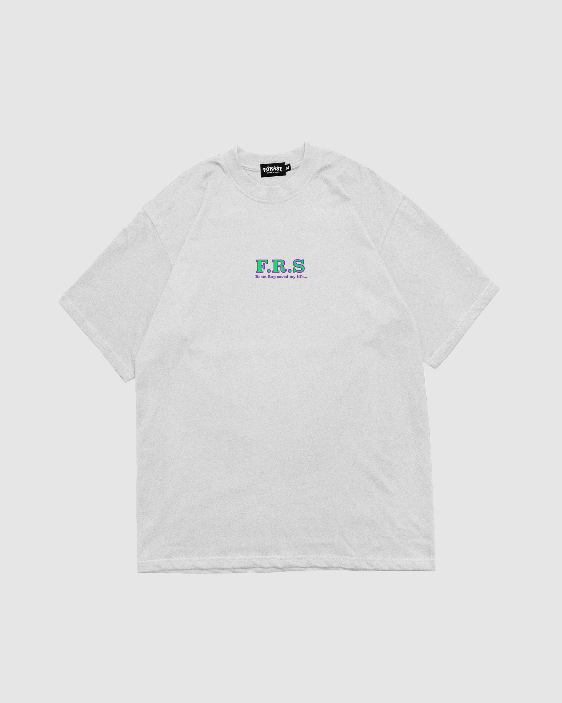 BOOM BAP SAVED MY LIFE｜ T-Shirt 灰