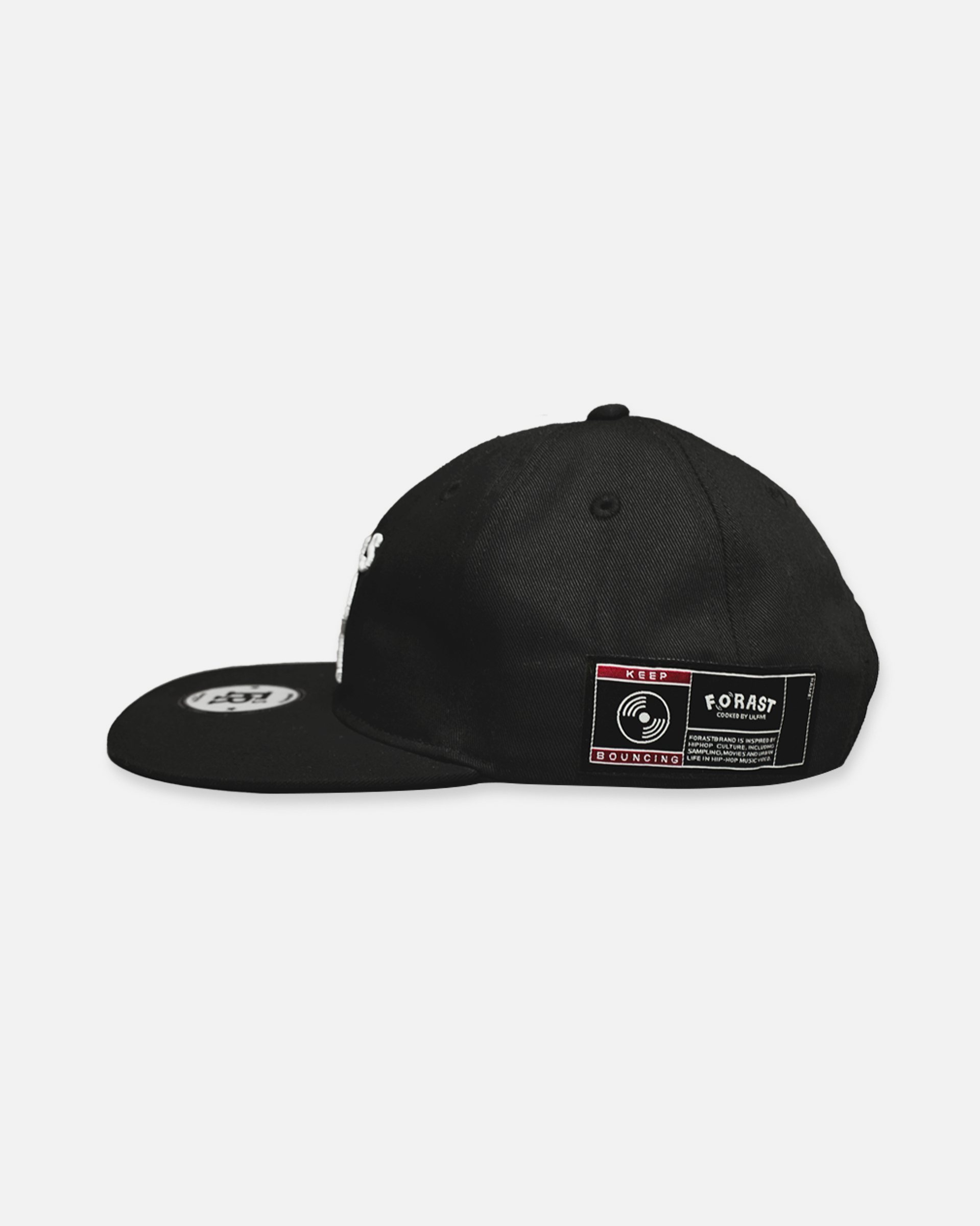 FRS SPORTS TEAM LOGO | Baseball Snapback Hat 黑