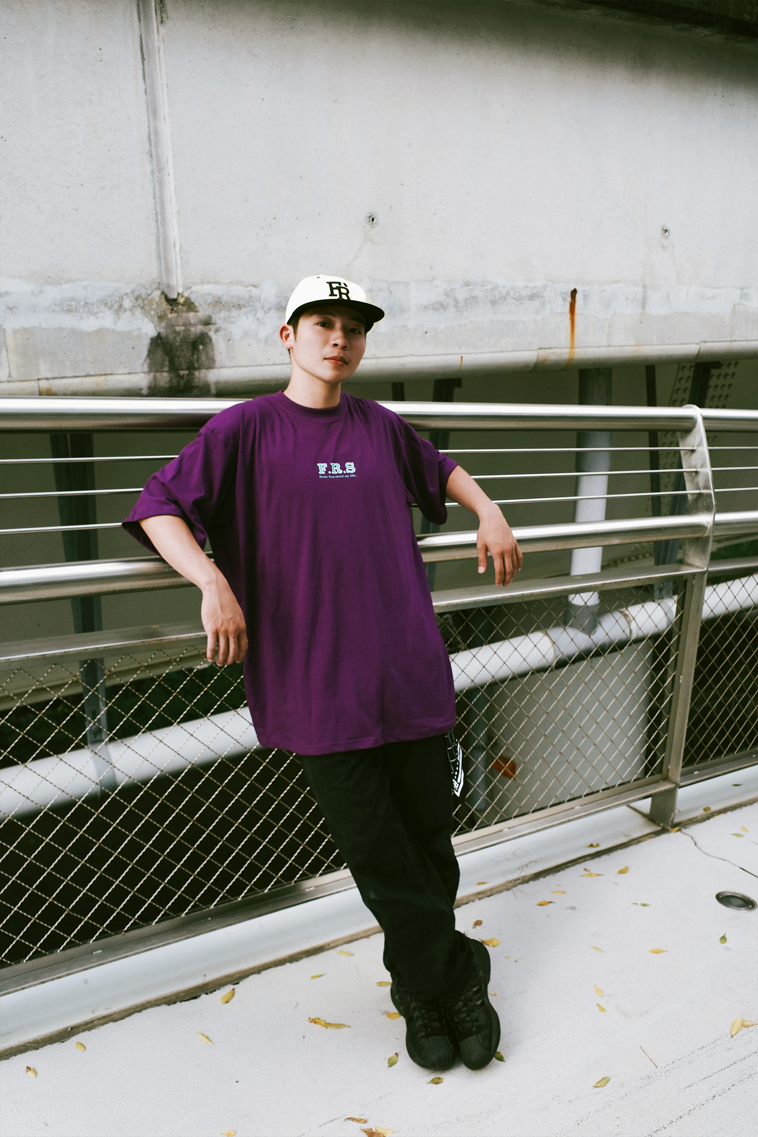 BOOM BAP SAVED MY LIFE｜ T-Shirt 紫