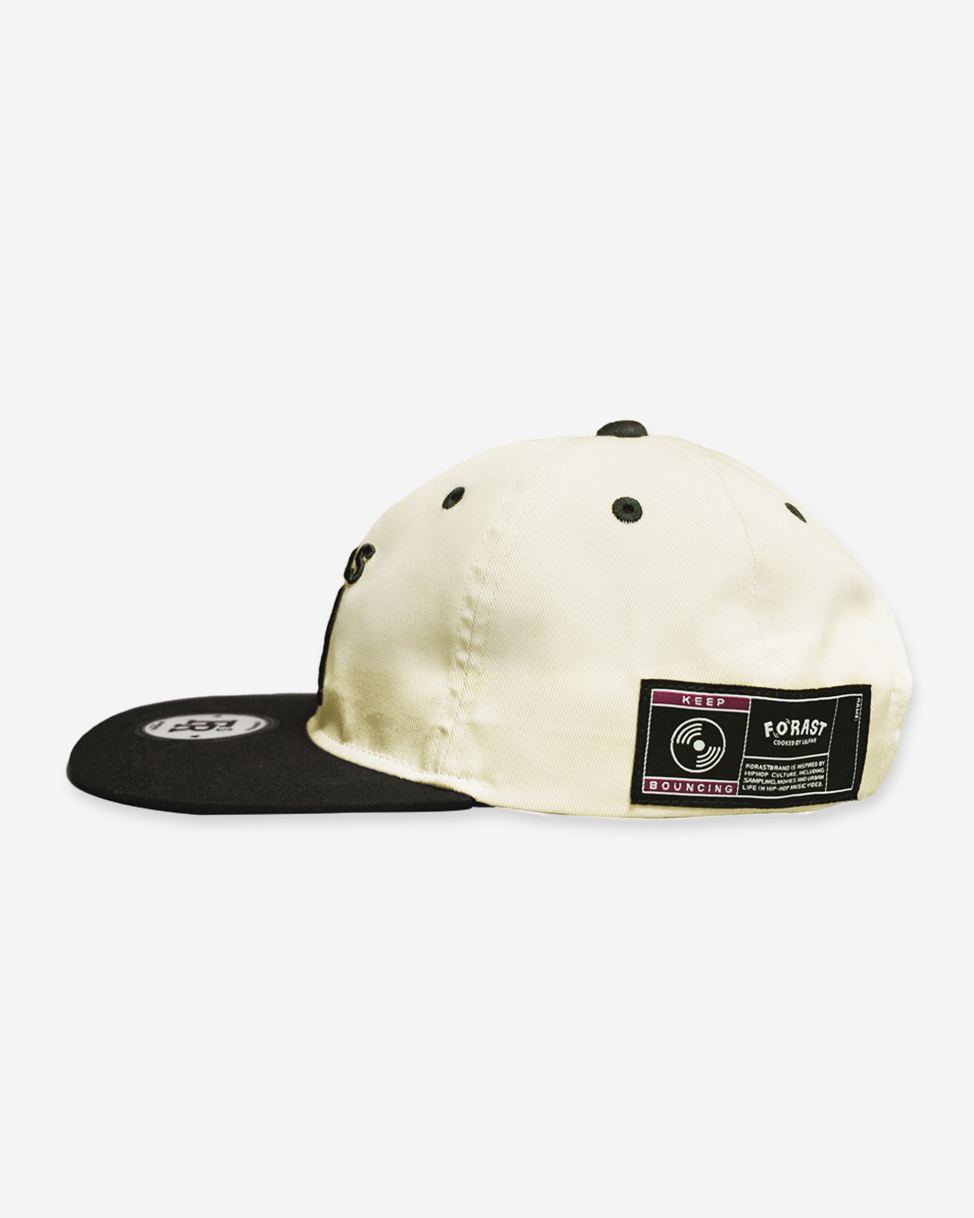 FRS TEAM LOGO | Baseball Snapback Hat 米白