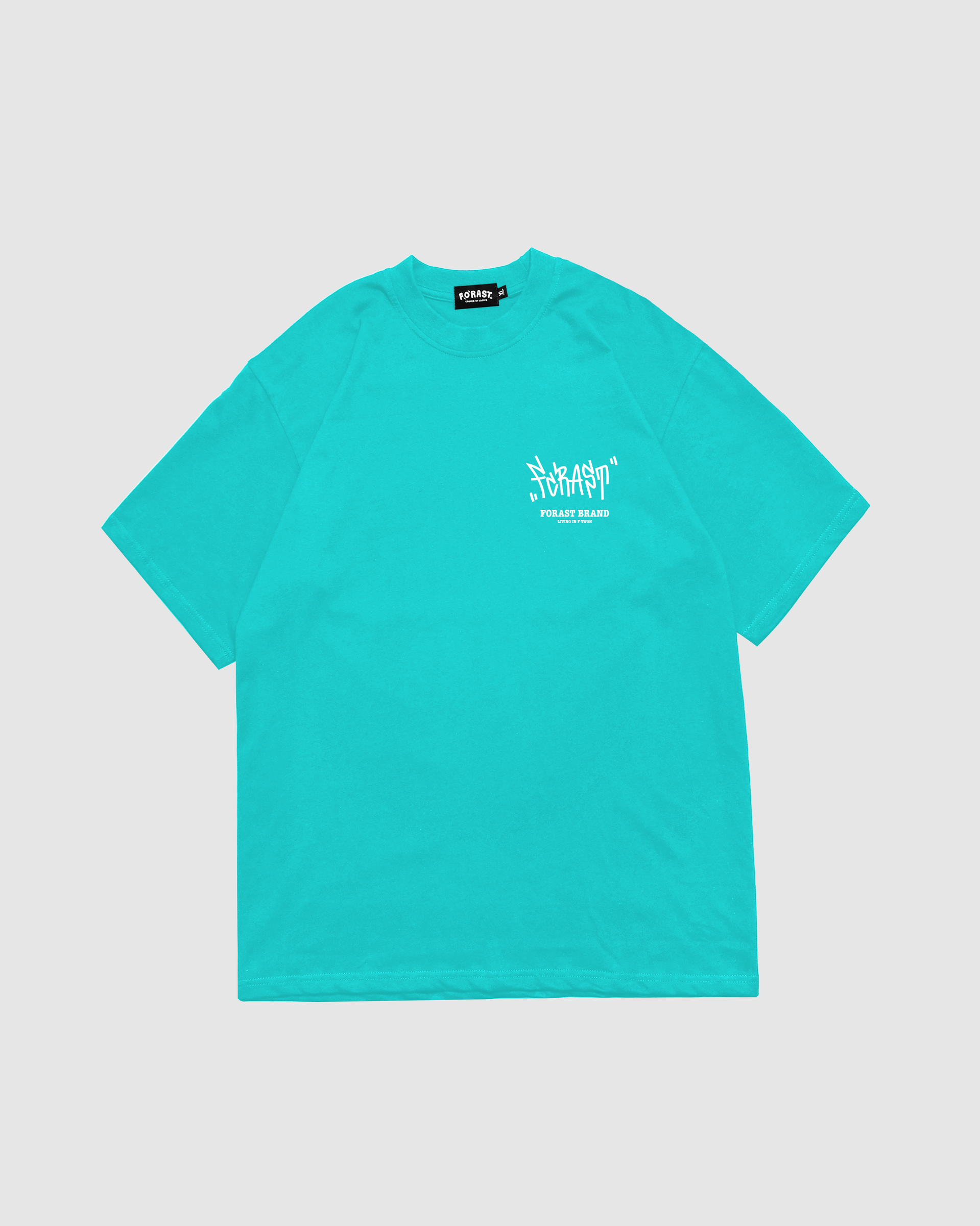 LIVING IN F TWON｜ T-Shirt 孔雀綠