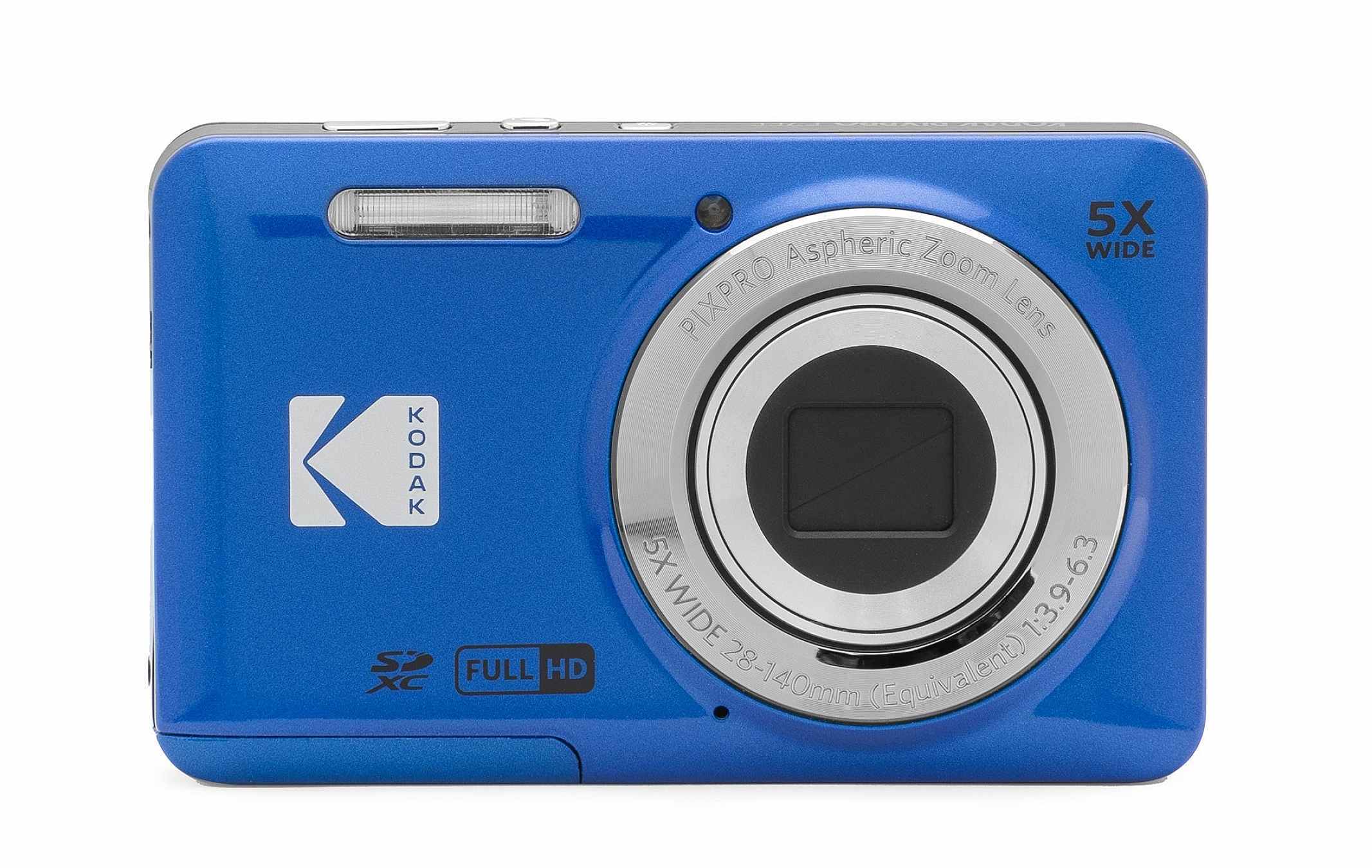 KODAK-PIXPRO-FZ55-Digital-Camera-blue-front
