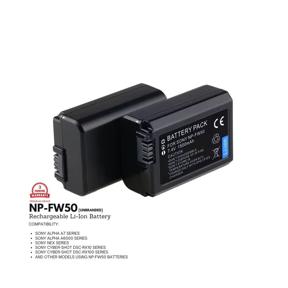 Rechargeable Battery NP-FW50 (3)