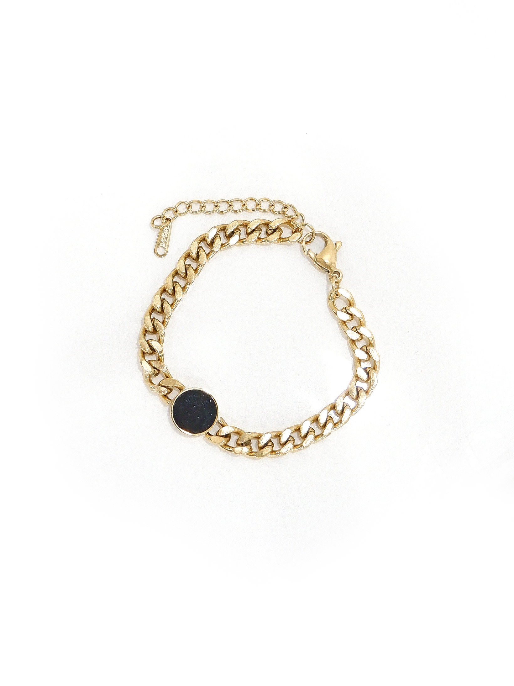 Clover Chain and Enamel Bracelet - a-101-XR17B-15