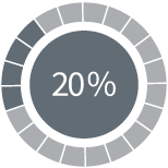 Illustration of 20% Less Temperature
