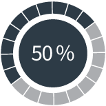 Illustration of 50% Less Roughness