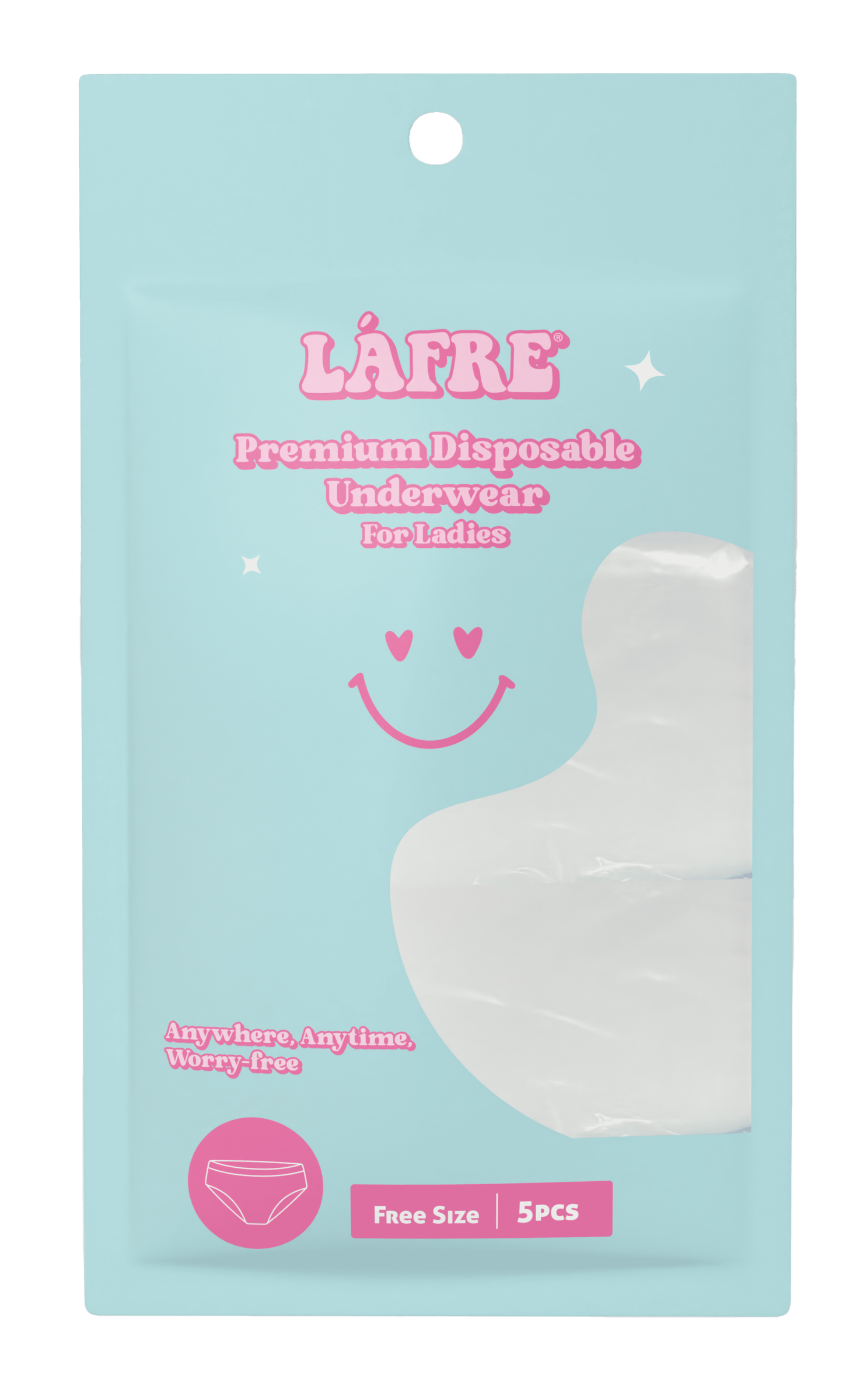 Disposable underwear front