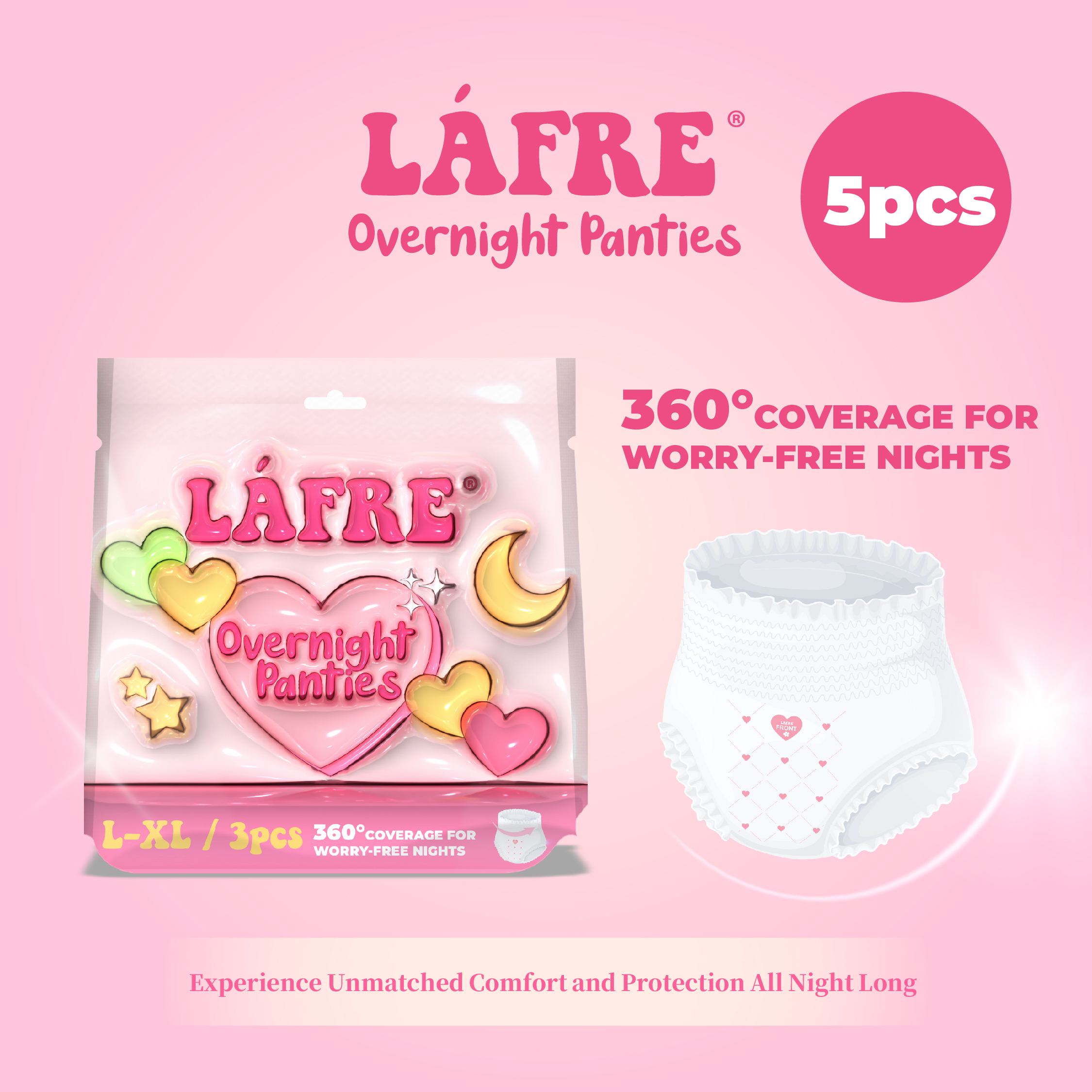 Lafre Overnight Panties 5pcs-01