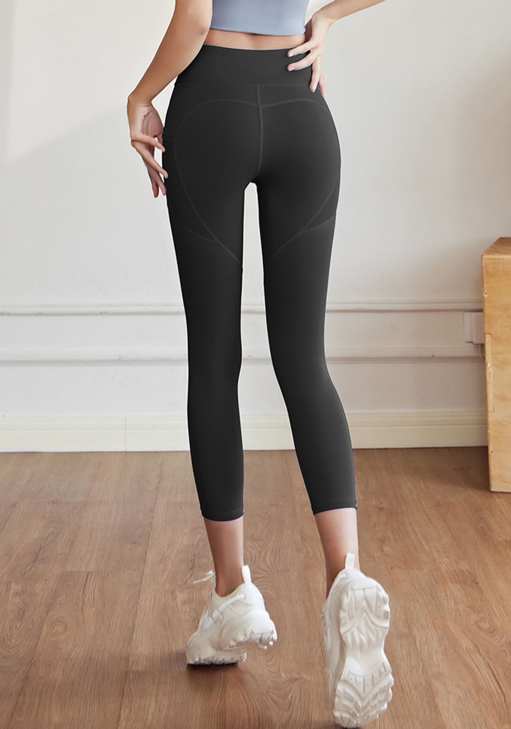 MTCK90蜜桃臀网纱侧口袋长裤_29