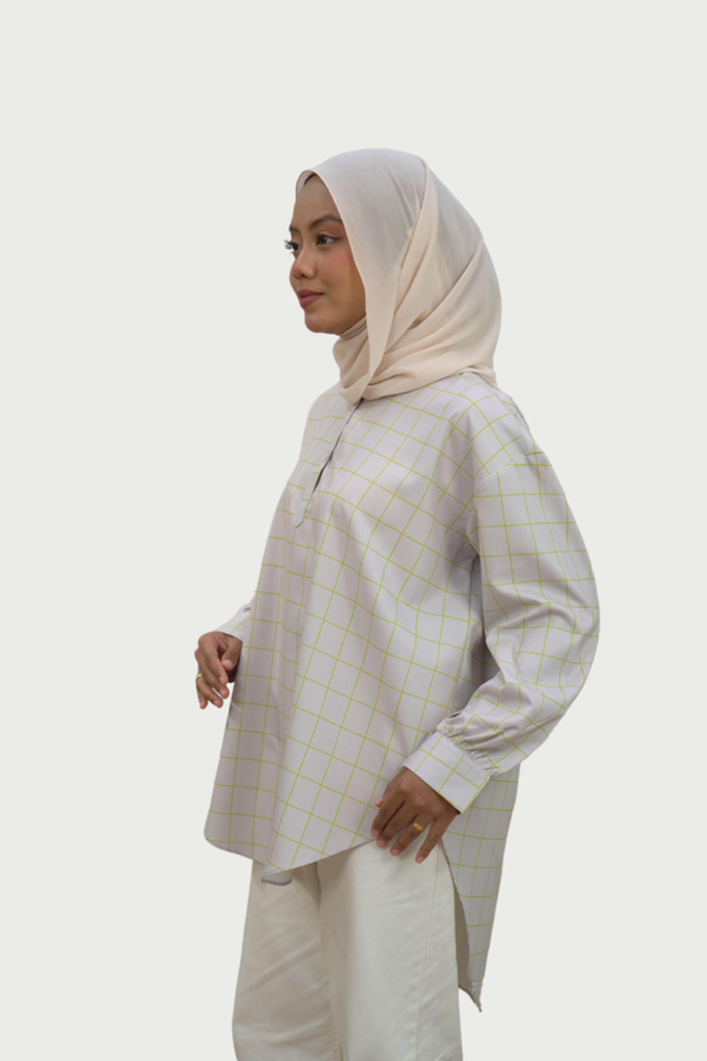 CHECKS SOFT GREY