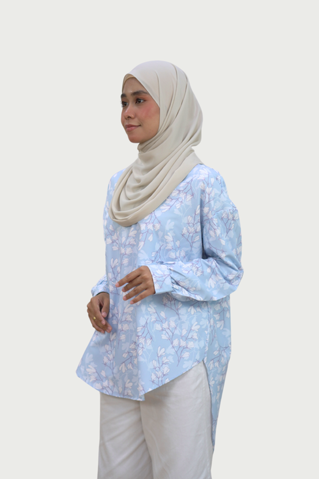 FLORAL SOFT BLUE