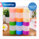 3-IN-1 TRAVEL TOILETRY CONTAINERS