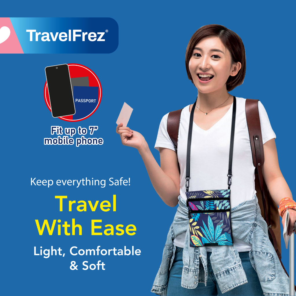 TF06 TRAVELFREZ TRAVEL MULTI FUNCTION PASSPORT POUCH (TF06) (2)