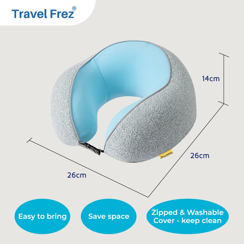 TRAVELFREZ MEDISOFT TRAVEL PILLOW 9000 SERIES