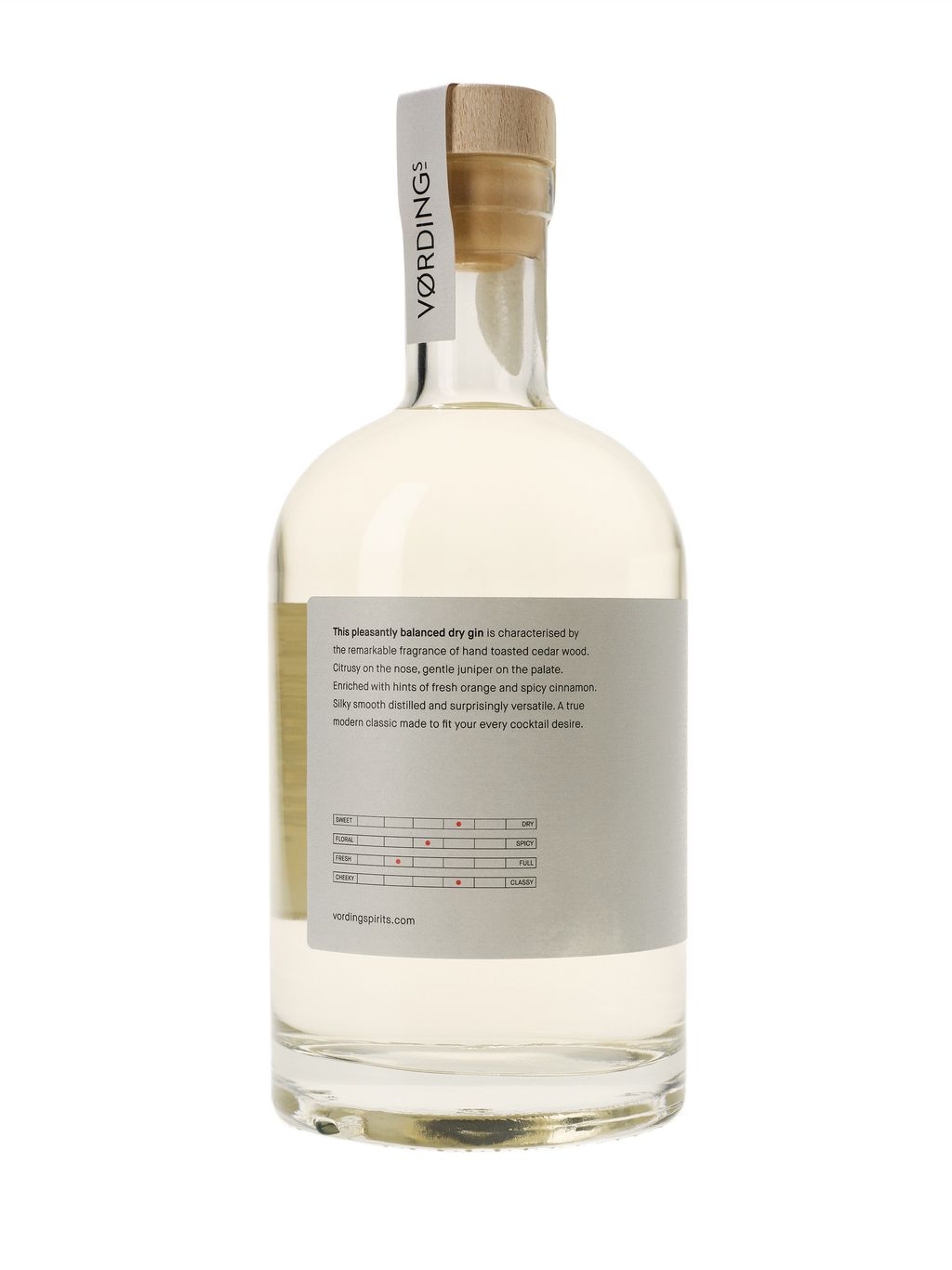 Vørding's Dry Gin 70cl back