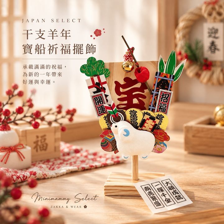 20261019_干支羊年寶船祈福擺飾