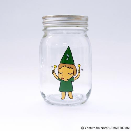 ﹝ 日本🇯🇵奈良美智﹞ストレージジャー 經典儲物罐 2號娃娃 中(450ml)-1