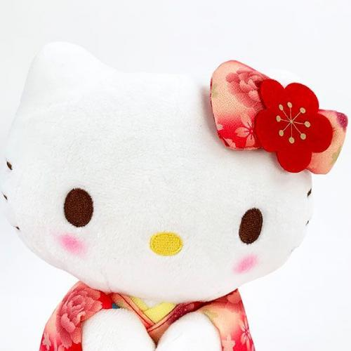 【Sanrio】Kitty和風站姿玩偶-1