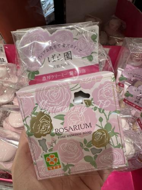 【選品グッズ】日本資生堂 ばら園🌹 優雅玫瑰香氛系列 玫瑰精華皂-