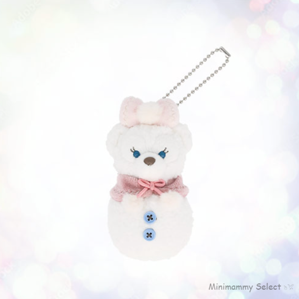 【東京迪士尼】Duffy 達菲冬季系列 絨毛吊飾(雪人_雪莉玫) (2025_1104)-