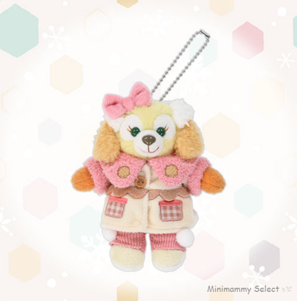 【東京迪士尼】Duffy 達菲冬季系列 絨毛徽章吊飾(CookieAnn_可琦安) (2025_1104)-