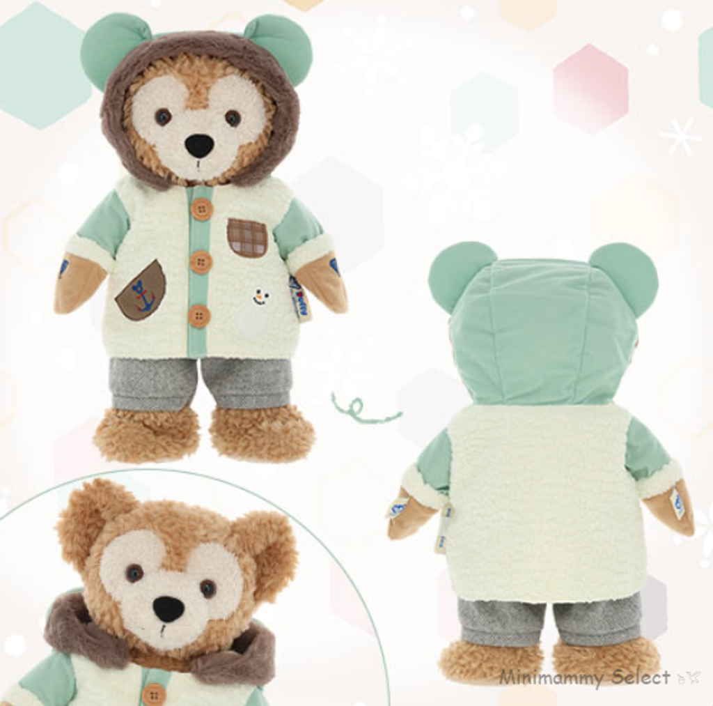 【東京迪士尼】Duffy 達菲冬季系列 絨毛娃娃服裝(達菲熊) (2025_1104)-1