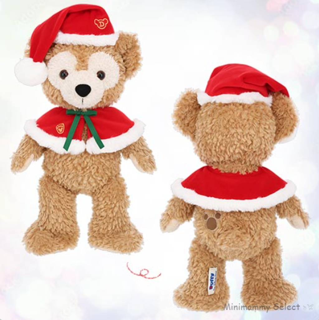 【東京迪士尼】Duffy 達菲冬季系列 絨毛娃娃服裝(聖誕節_達菲熊) (2025_1104)-1