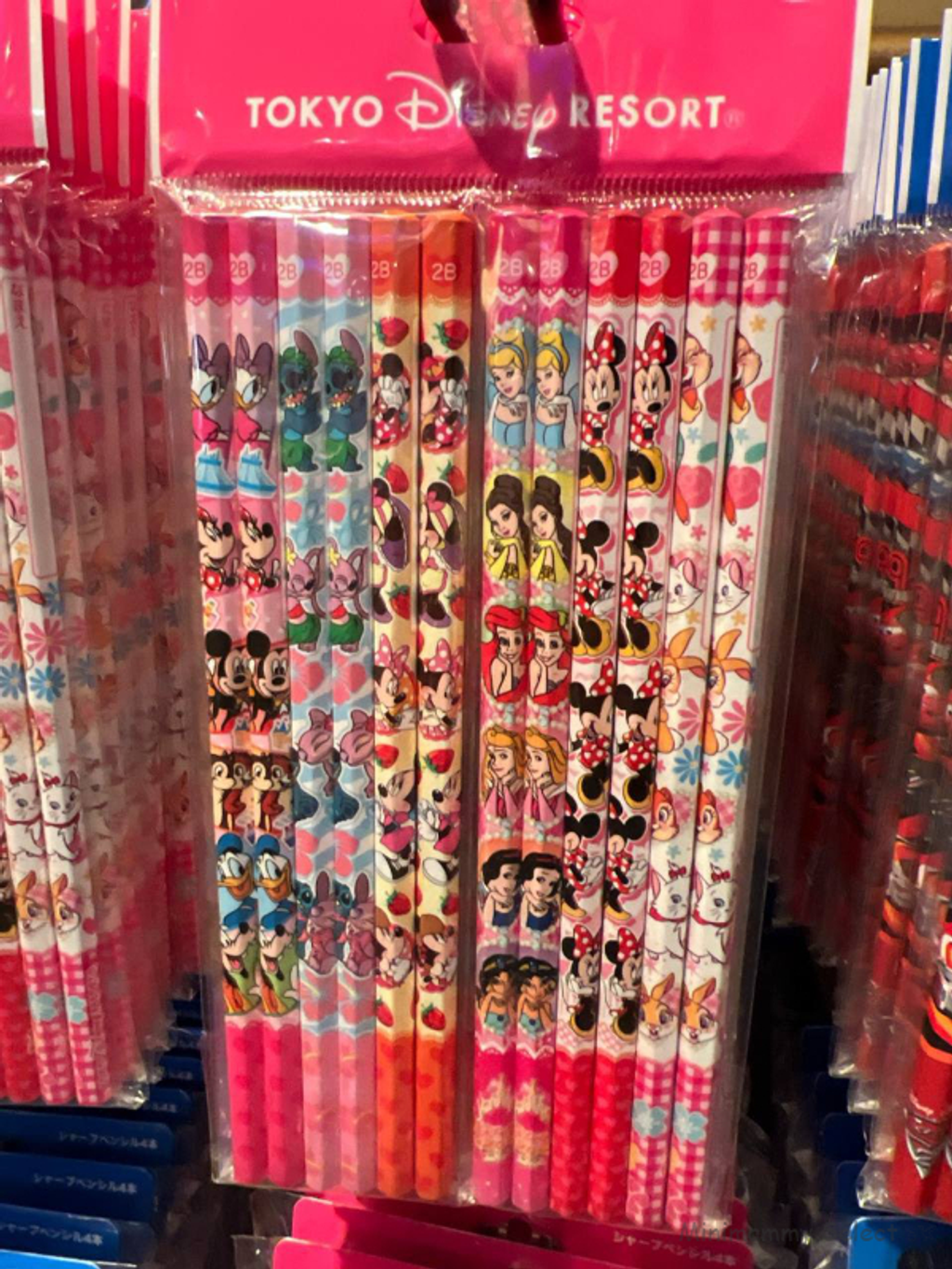 【東京迪士尼】2B鉛筆 12入組 (粉色) (2025_11)-