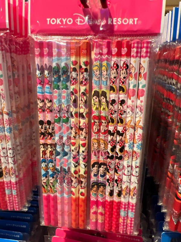 【東京迪士尼】2B鉛筆 12入組 (粉色) (2025_11)-