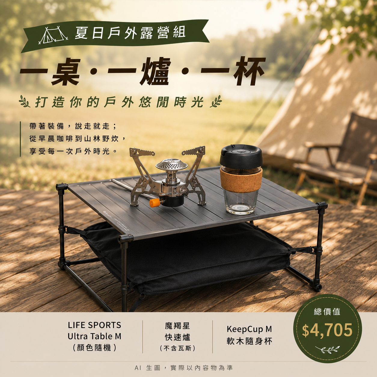 夏日戶外露營組