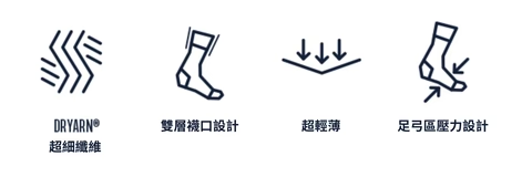 三鐵 短襪 特色