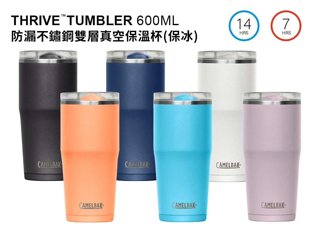 600ml Thrive Tumble 防漏不鏽鋼雙層真空保溫杯(保冰) 詳細_01