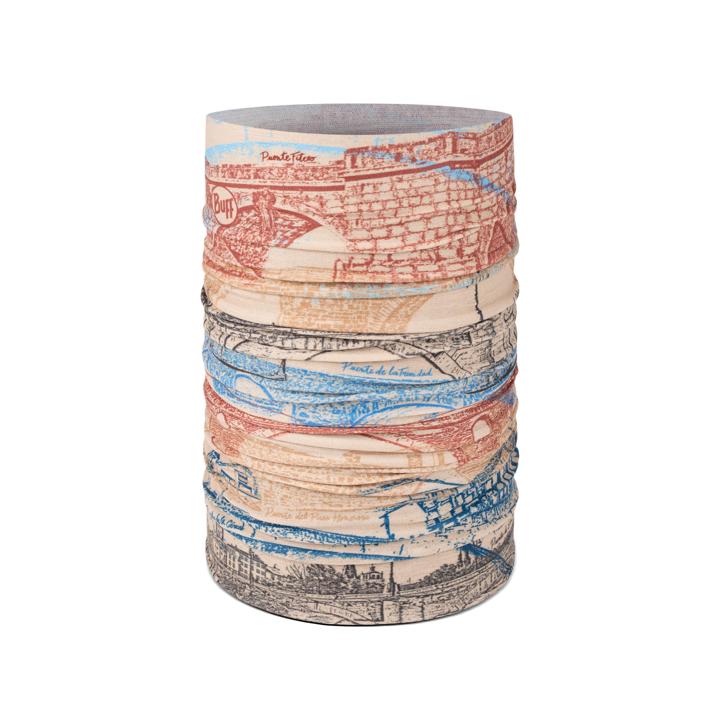 【BUFF】Coolnet抗UV頭巾 聖雅各之路-橋雲之境-01