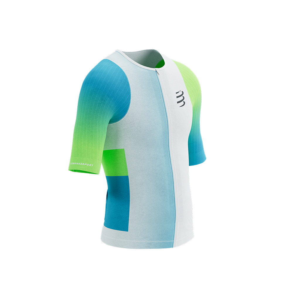 STREAM 三鐵衣 男款 (2色) 白漸層藍綠