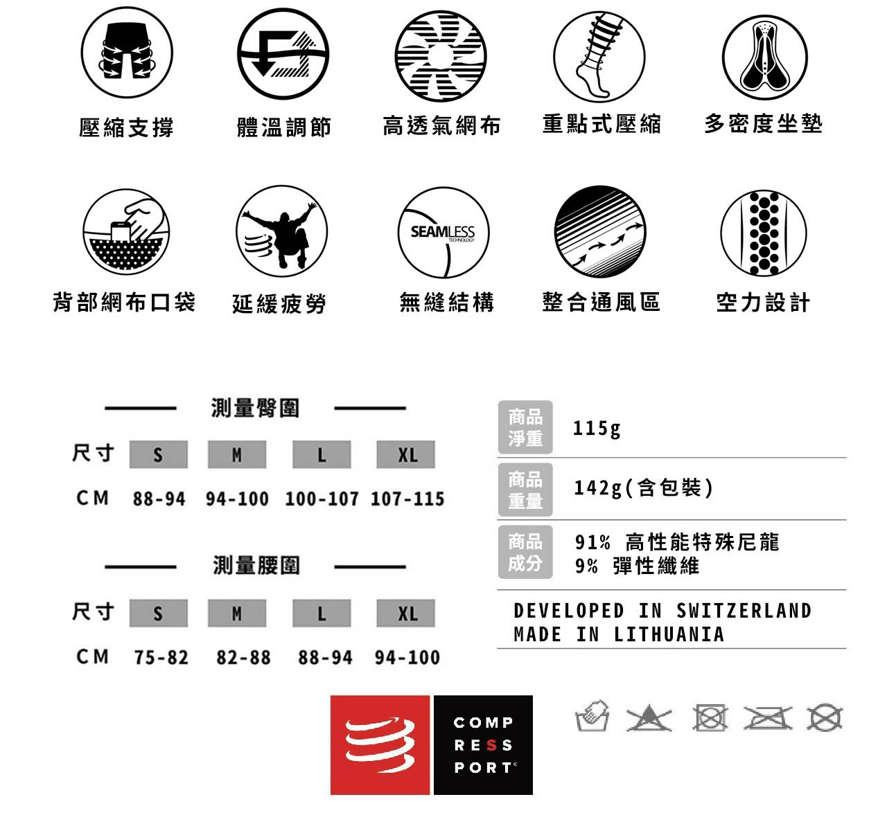 UC競速壓縮三鐵褲-男款-詳細說明_09