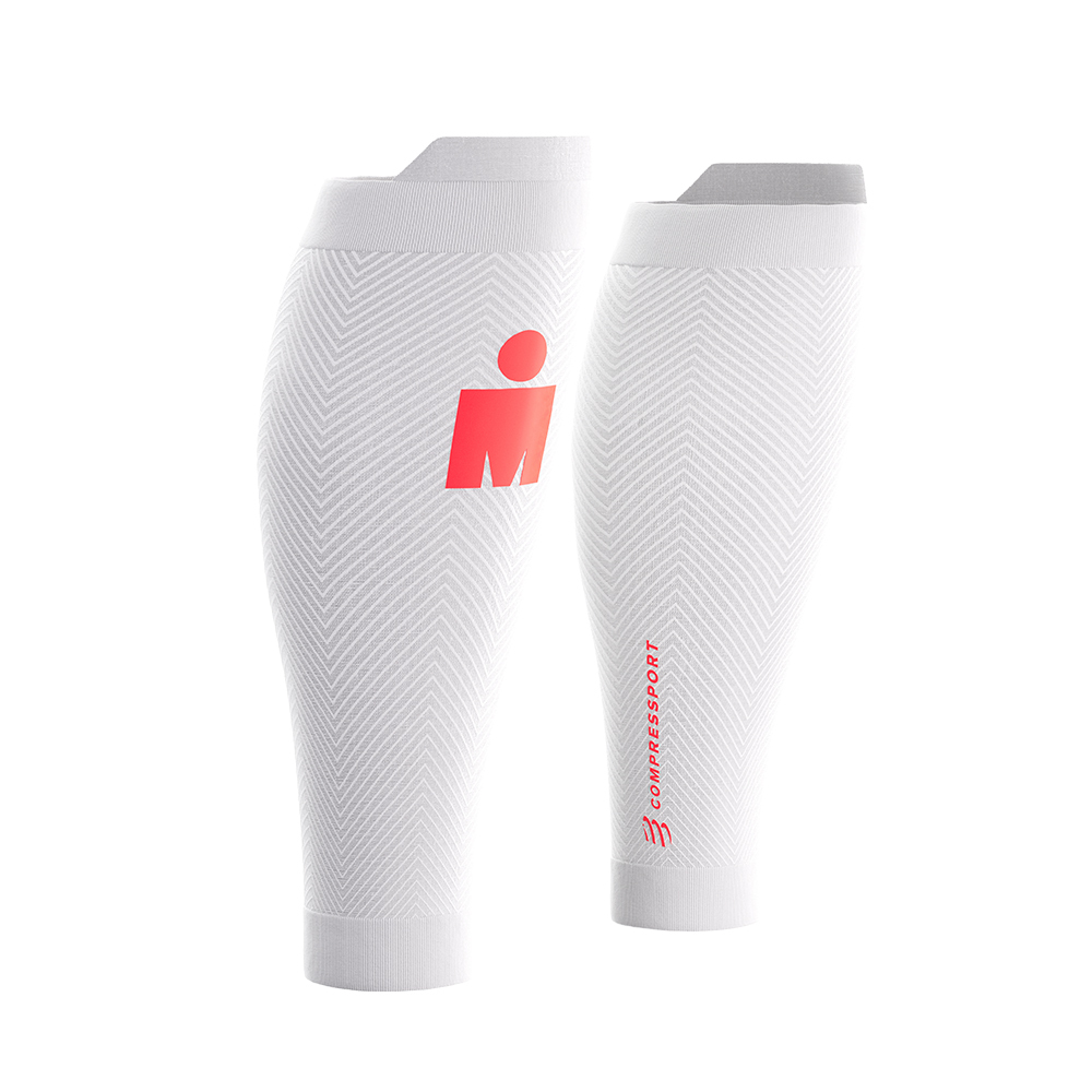 2026 Ironman R2 Oxygen 小腿套 白螢光紅