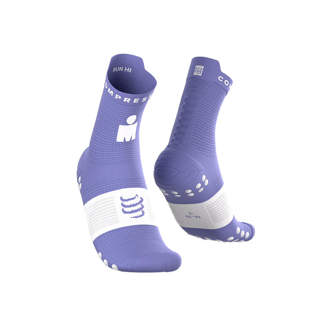 2026 Ironman V4 跑步襪標準筒 藍花楹紫
