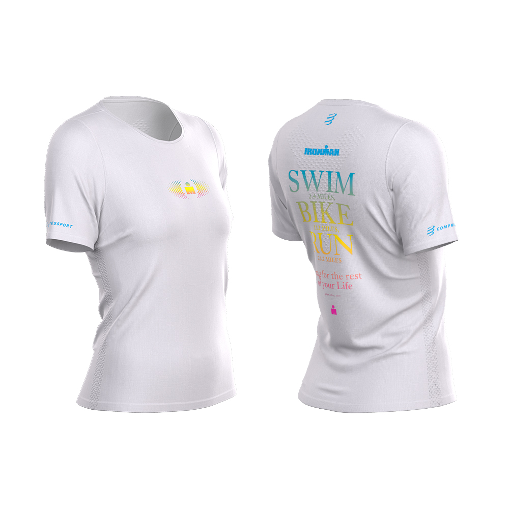 2026 Ironman 訓練T 虹光白 女款