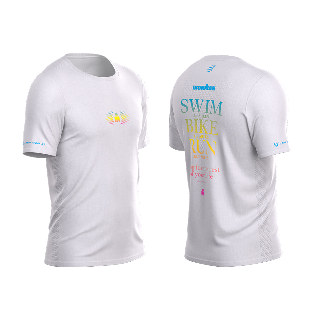2026 Ironman 訓練T 虹光白 男款
